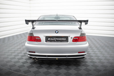 Carbon Spoiler With External Brackets Uprights BMW 3 Coupe E46