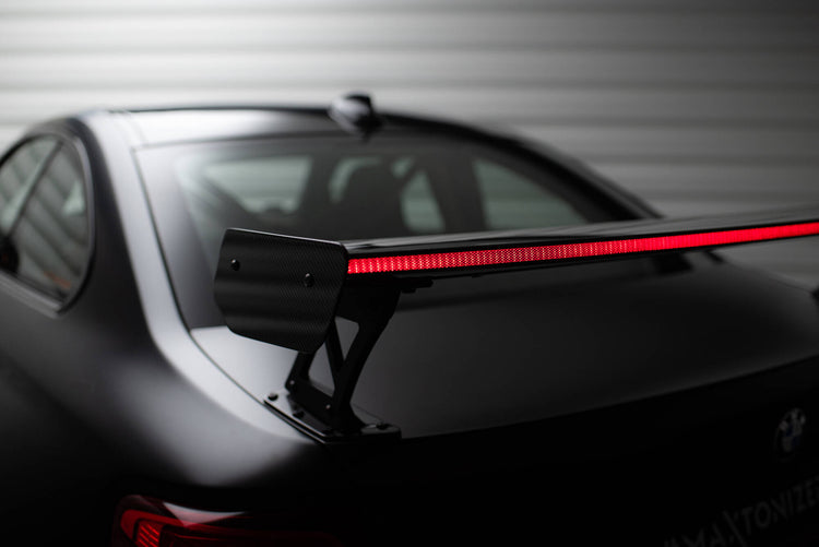 Carbon Spoiler With External Brackets Uprights + LED BMW M2 F87 / 2 / 2 M-Pack F22
