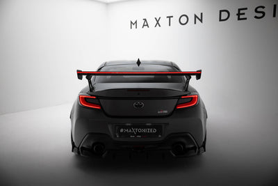Carbon Spoiler With External Brackets Uprights + LED Toyota GR86 / Subaru BRZ Mk2