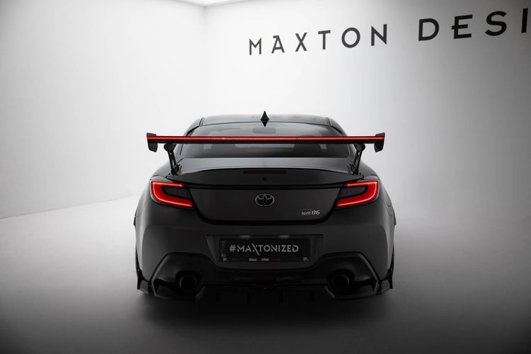 Carbon Spoiler With External Brackets Uprights + LED Toyota GR86 / Subaru BRZ Mk2