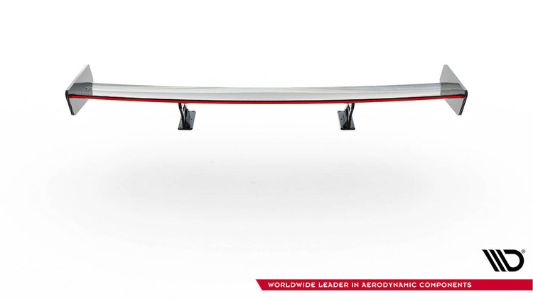 Carbon Spoiler With Internal Brackets Uprights + LED BMW 3 Coupe E46