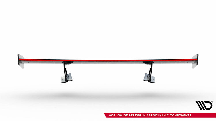 Carbon Spoiler With Internal Brackets Uprights + LED Chevrolet Corvette Stingray / Grand Sport C7