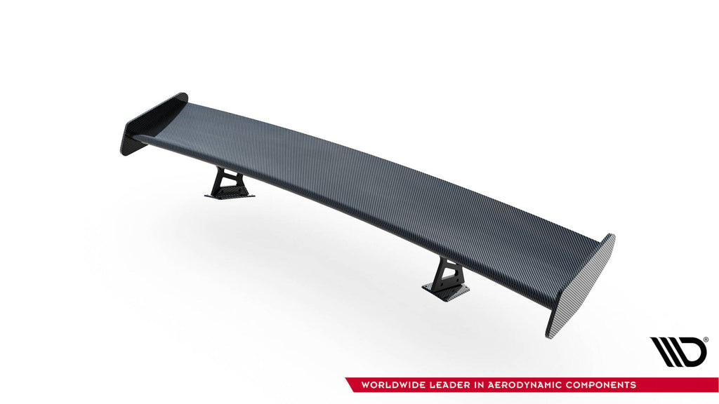 Carbon Spoiler With Internal Brackets Uprights V.1 + LED Porsche 718 Cayman 982c
