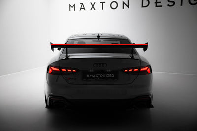 Carbon Spoiler With Upper Swan Mounting + LED Audi A5 / A5 S-Line / S5 / RS5 Coupe F5 / F5 Facelift