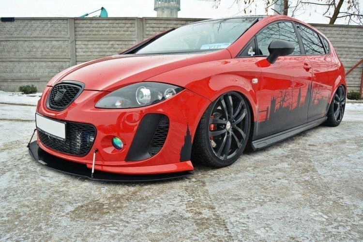 FRONT RACING SPLITTER V.2 SEAT LEON MK2 MS DESIGN