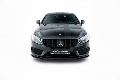 FRONT SPLITTER V.1 MERCEDES- BENZ C-CLASS W205 COUPE AMG-LINE