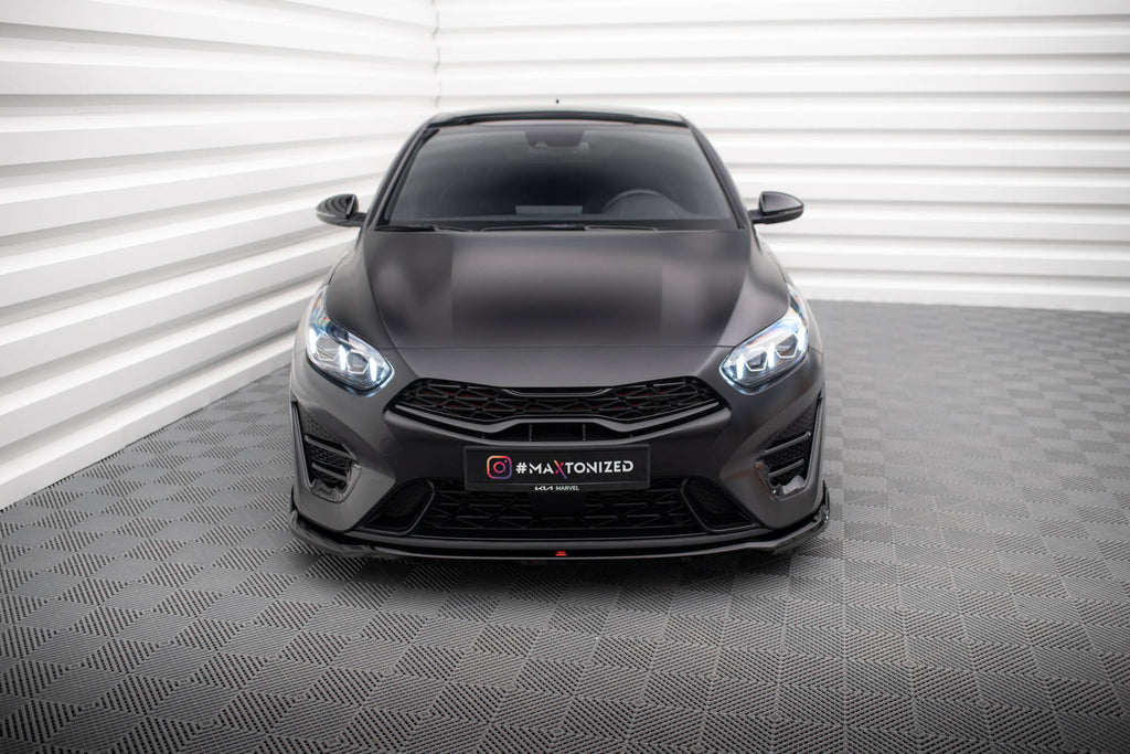 Front Splitter V.1 Kia Proceed GT Mk3 Facelift / Ceed GT / GT - Line Mk1 Facelift