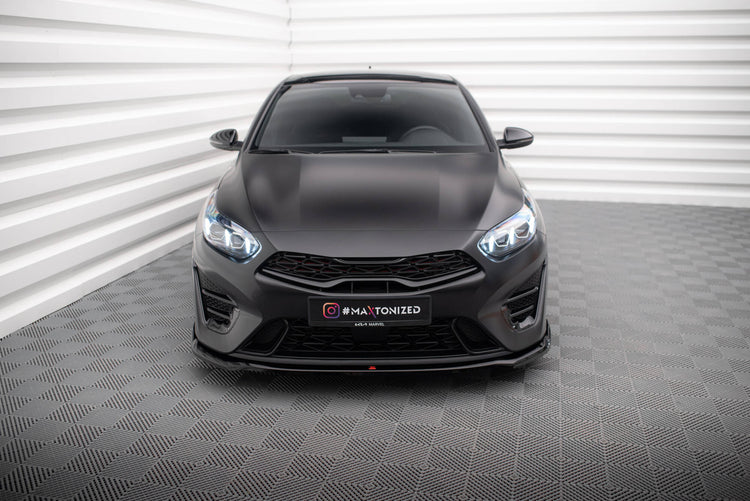 Front Splitter V.1 Kia Proceed GT Mk3 Facelift / Ceed GT / GT - Line Mk1 Facelift