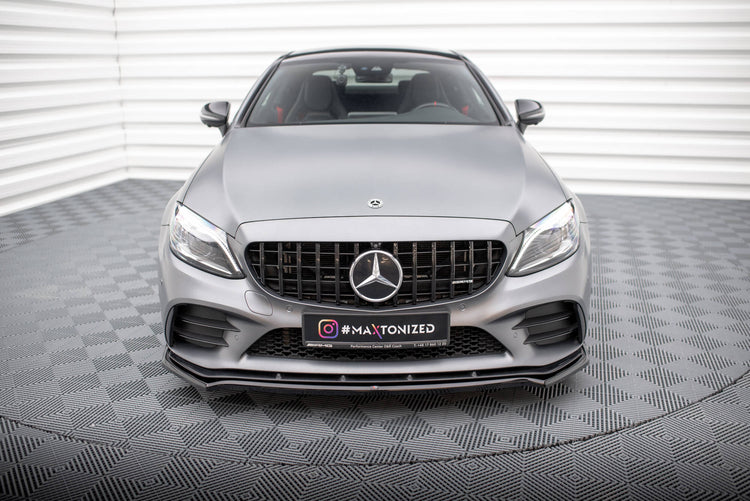 Front Splitter V.1 Mercedes-AMG C43 Coupe / Cabrio / Sedan / Estate C205 / A205 / W205 / S205 Facelift