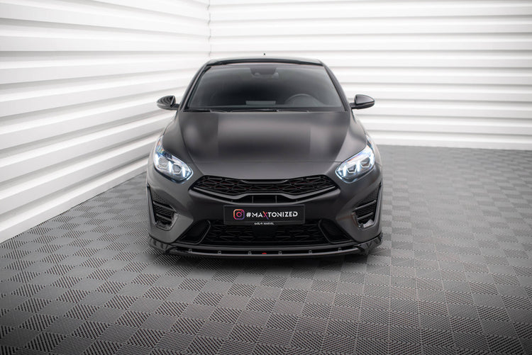Front Splitter V.2 Kia Proceed GT Mk3 Facelift / Ceed GT / GT - Line Mk1 Facelift