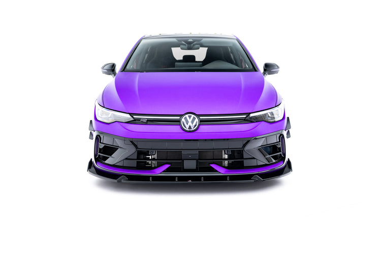 Front Splitter V.3 + Flaps Volkswagen Golf R Mk8 Facelift