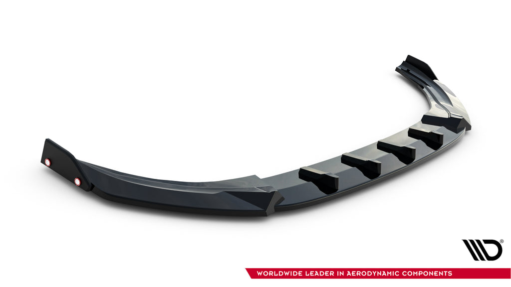 Front Splitter V.3 + Flaps Volkswagen Golf R Mk8 Facelift