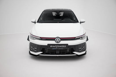 Front Splitter V.3 Volkswagen Golf GTI / GTE / R-Line Mk8 Facelift