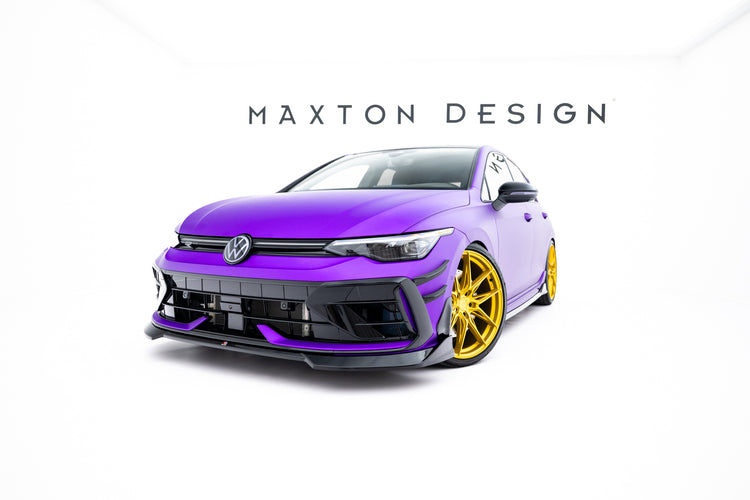 Front Splitter V.4 Volkswagen Golf R Mk8 Facelift