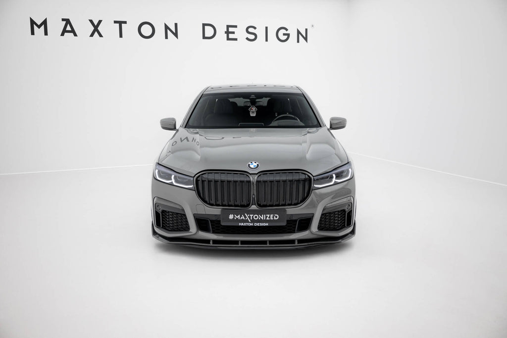 Prepreg Carbon Fiber Front Splitter + ABS Splitter BMW 7 M-Pack G11 Facelift