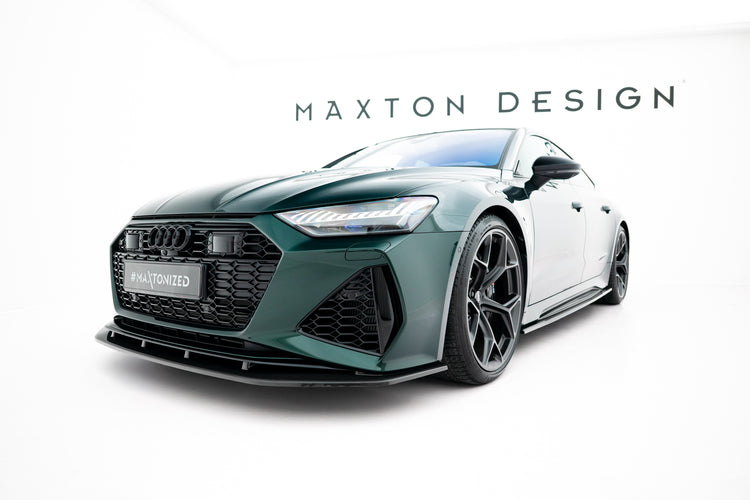 Prepreg Carbon Fiber Front Splitter Audi RS7 C8