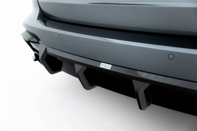 Prepreg Carbon Fiber Rear Diffuser Audi RS6 C8 (version without towbar)