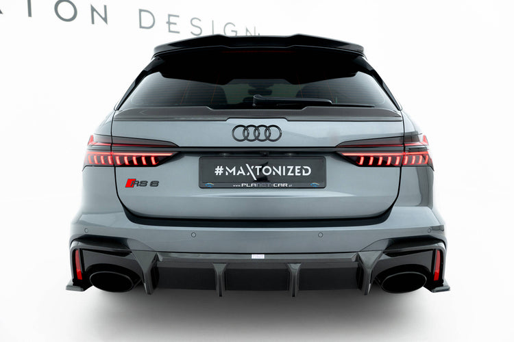 Prepreg Carbon Fiber Rear Diffuser Audi RS6 C8 (version without towbar)