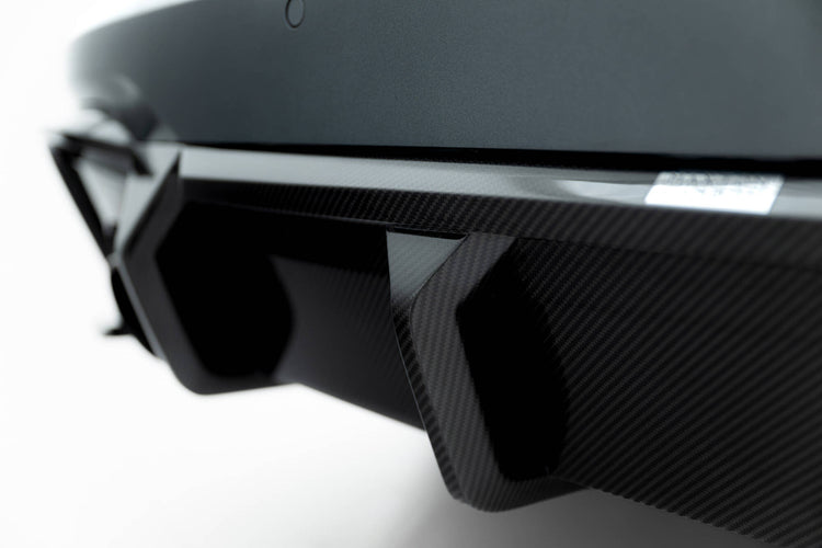 Prepreg Carbon Fiber Rear Diffuser Audi RS6 C8 (version without towbar)