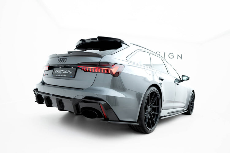 Prepreg Carbon Fiber Rear Diffuser Audi RS6 C8 (version without towbar)