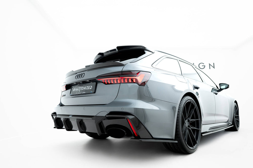 Prepreg Carbon Fiber Rear Diffuser Audi RS6 C8 (version without towbar)