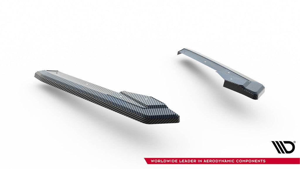 Prepreg Carbon Fiber Rear Side Splitters Audi RS6 C8