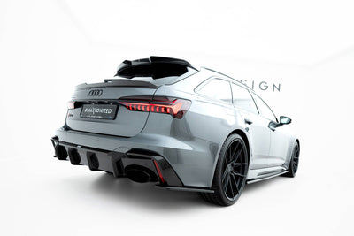 Prepreg Carbon Fiber Rear Side Splitters Audi RS6 C8