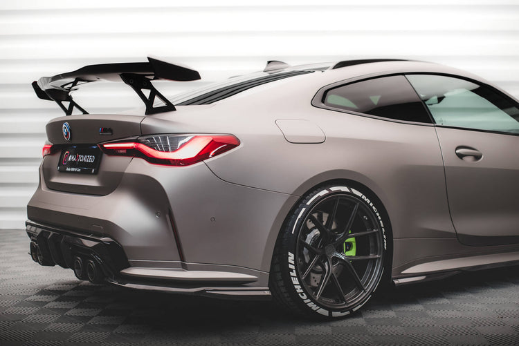 Prepreg Carbon Fiber Rear Side Splitters BMW M4 G82 / G82 Facelift