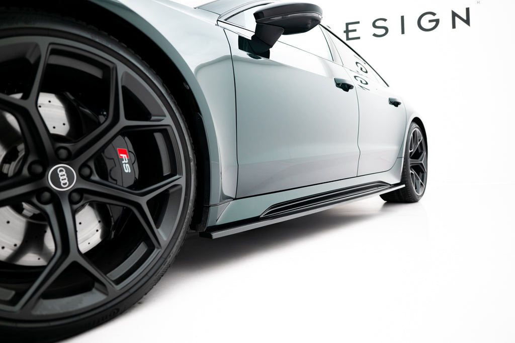 Prepreg Carbon Fiber Side Skirts Audi RS7 C8