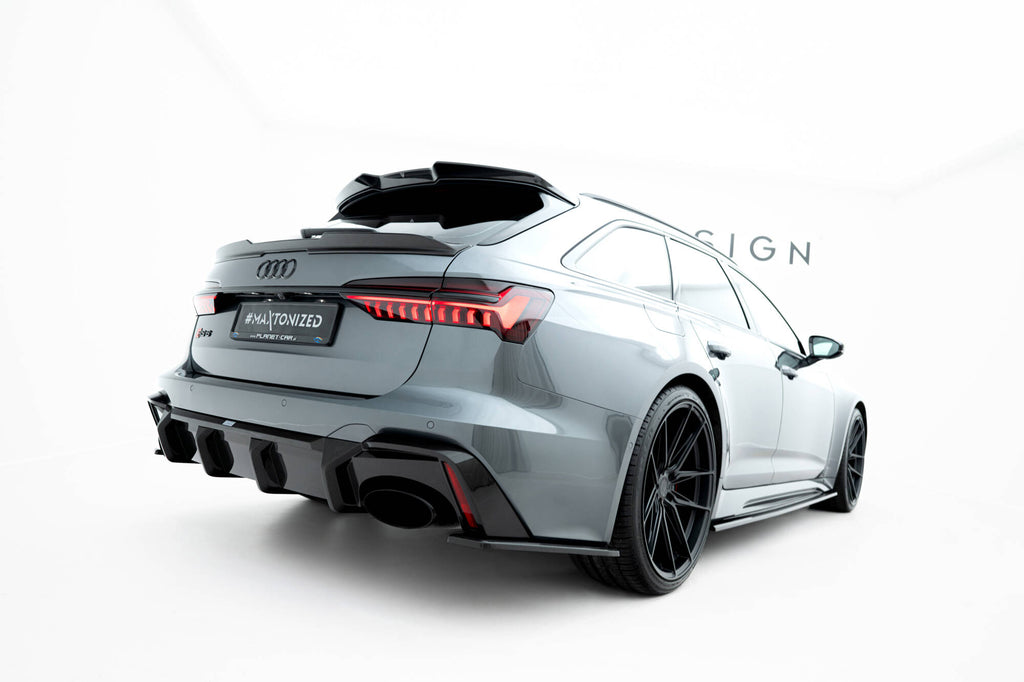 Prepreg Carbon Fiber Tailgate Spoiler (Upper) Audi RS6 C8