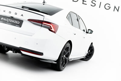 Rear Side Splitters Skoda Octavia Sportline Liftback / Combi Mk4 Facelift