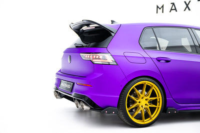 Rear Side Splitters V.2 + Flaps Volkswagen Golf R Mk8 Facelift