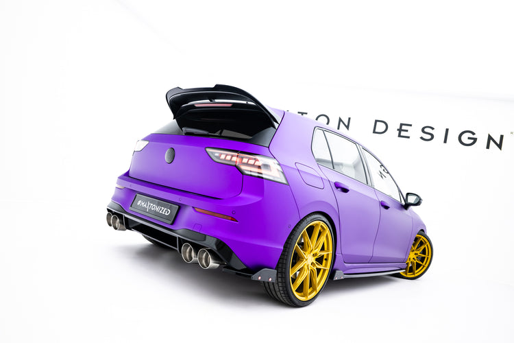 Rear Side Splitters V.2 + Flaps Volkswagen Golf R Mk8 Facelift