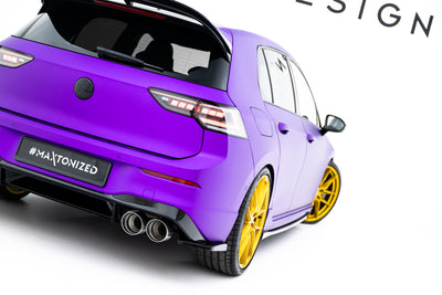 Rear Side Splitters V.2 for Volkswagen Golf R Mk8 Facelift