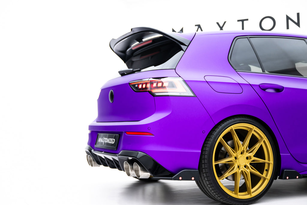 Rear Side Splitters V.5 + Flaps Volkswagen Golf R Mk8 Facelift