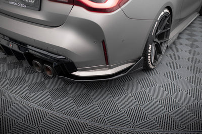 Rear Side Splitters V.5 (For rear valance v.1)  BMW M4 G82 / G82 Facelift
