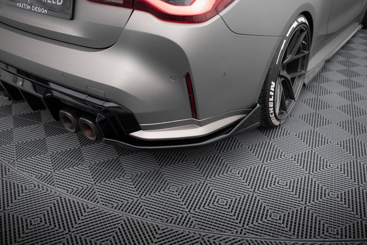 Rear Side Splitters V.5 (For rear valance v.1)  BMW M4 G82 / G82 Facelift