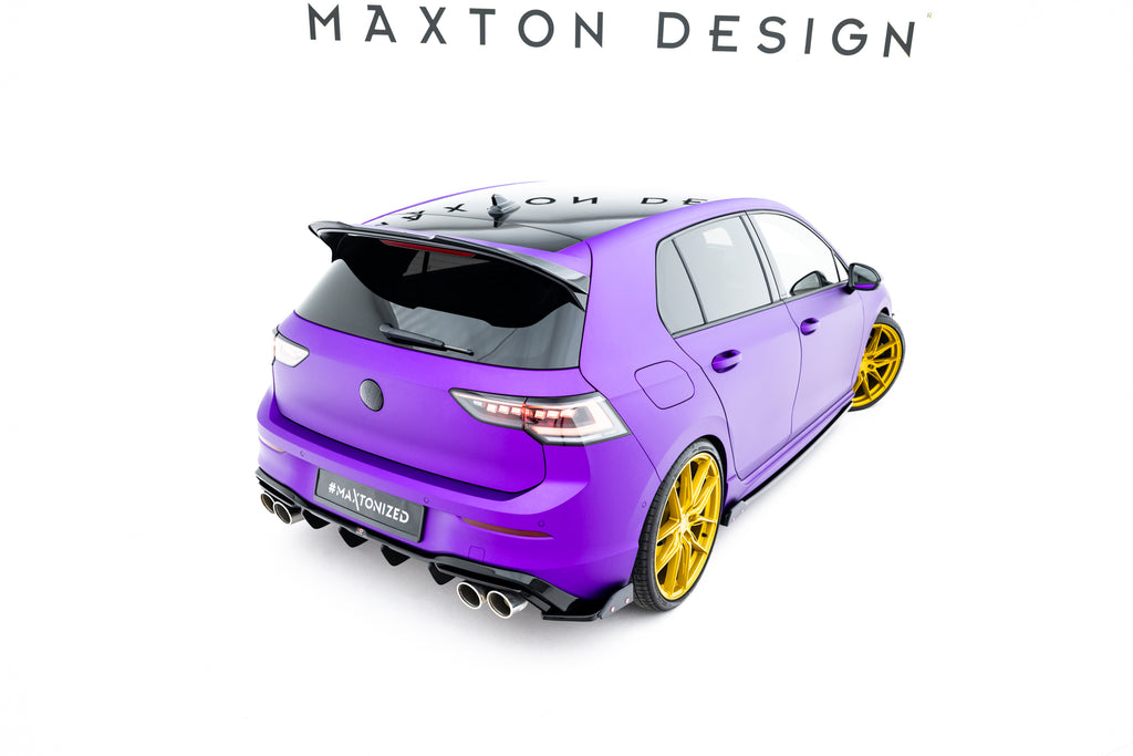 Rear Side Splitters V.6 + Flaps Volkswagen Golf R Mk8 Facelift