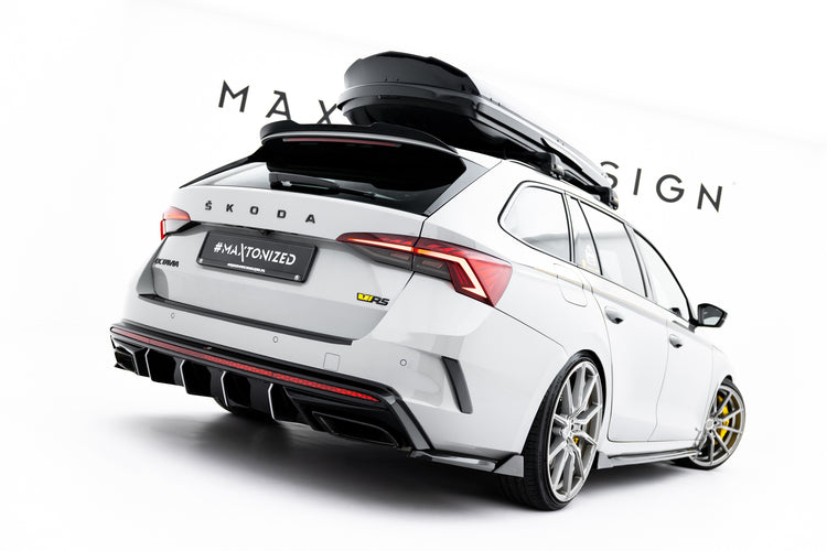 Rear Side Splitters V.8 Skoda Octavia RS Liftback / Combi Mk4