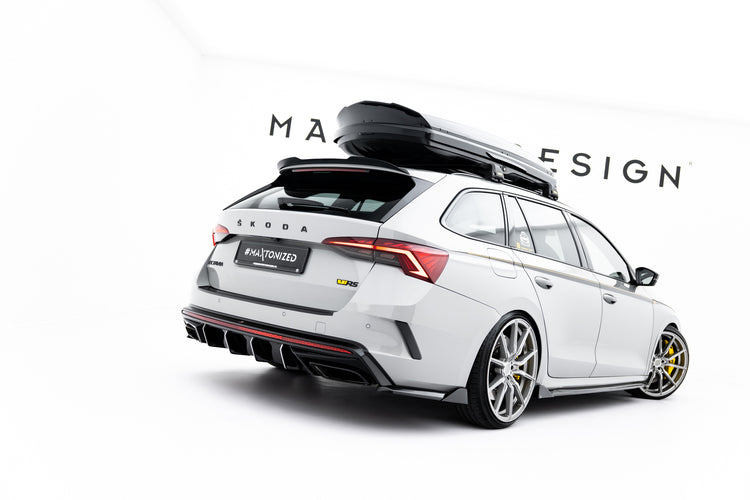 Rear Side Splitters V.8 Skoda Octavia RS Liftback / Combi Mk4