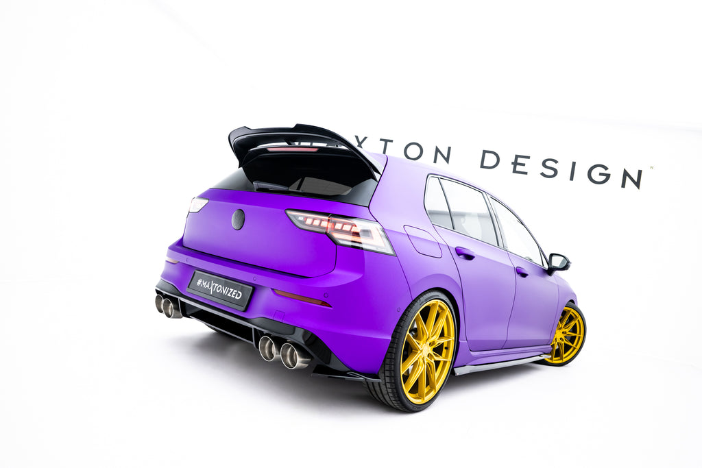 Rear Side Splitters V.8 Volkswagen Golf R  Mk8 / Mk8 Facelift