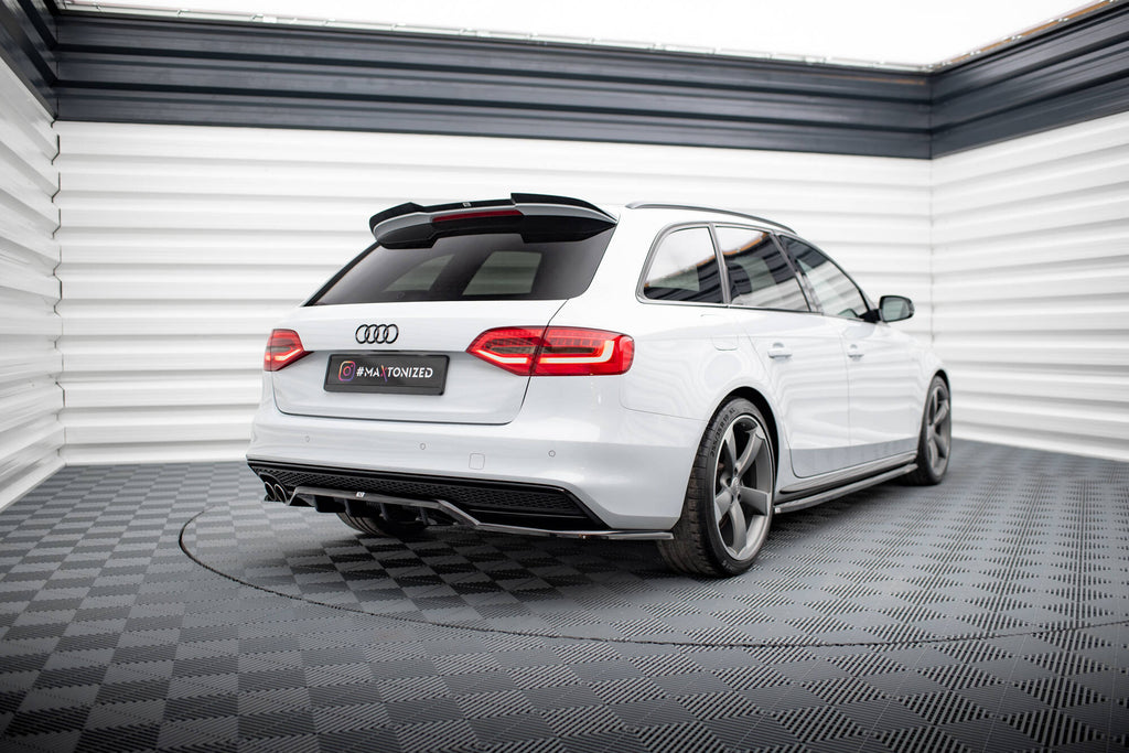 Rear Splitter (with vertical bars) Audi A4 Competition B8 Facelift