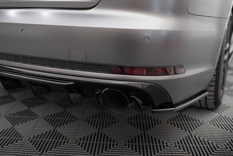 Rear Valance Audi A4 S-line B9 (Version with single exhaust tips on both sides)