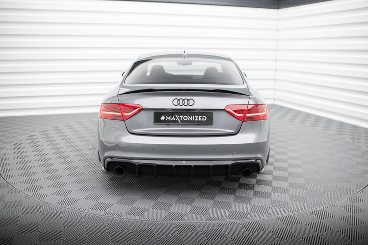 Rear Valance Audi A5 S-Line Coupe / Sportback 8T Facelift (Version with single exhausts on both sides)