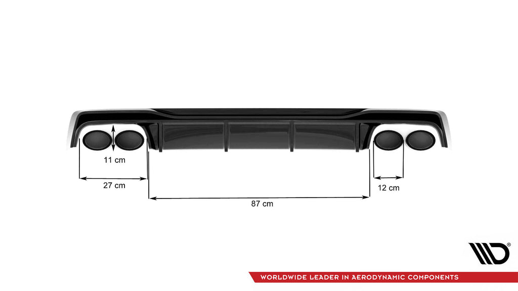 Rear Valance Audi A6 S-Line / S6 C8 / C8 Facelift