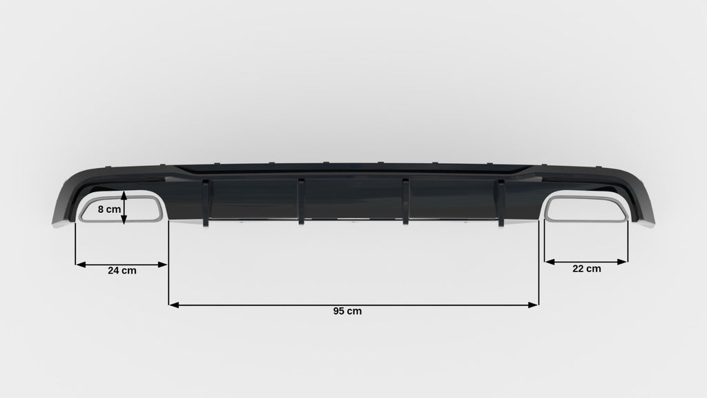Rear Valance V.2 Audi A6 / A6 C7 S-line/ S6 C7 Facelift