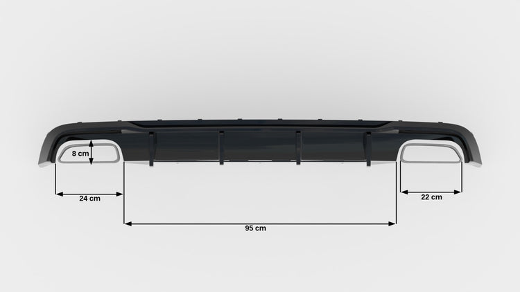 Rear Valance V.2 Audi A6 / A6 C7 S-line/ S6 C7 Facelift