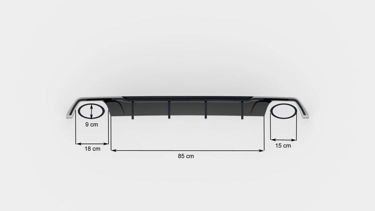 Rear Valance V.2 Seat Leon Cupra ST Mk3 FL