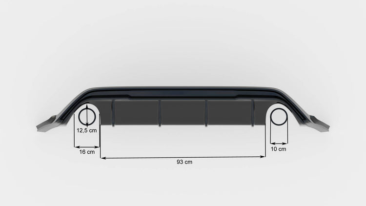 Rear Valance V.3 Ford Focus Hatchback ST Mk4