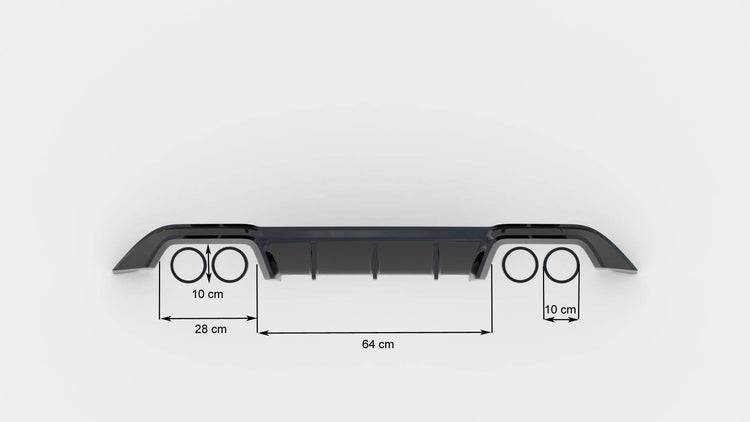 Rear Valance Volkswagen Golf R Mk7